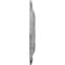 Ekena Millwork Nottingham Medallion (Canopies up to 4 5/8"), 18"OD x 3 1/2"ID x 1 1/2"P, Ultra Pure White Crackle CM18NTUWC - alternate 2